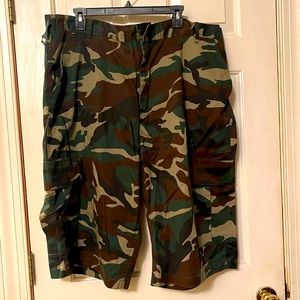 Cargo Camouflage Shorts
